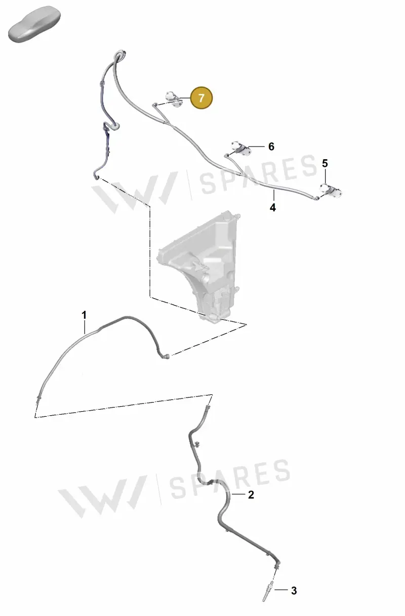 976955988 Porsche Water Jet