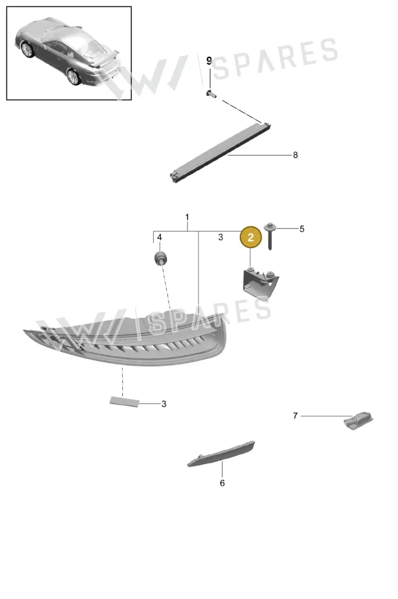 99163192600 Porsche Repair Set