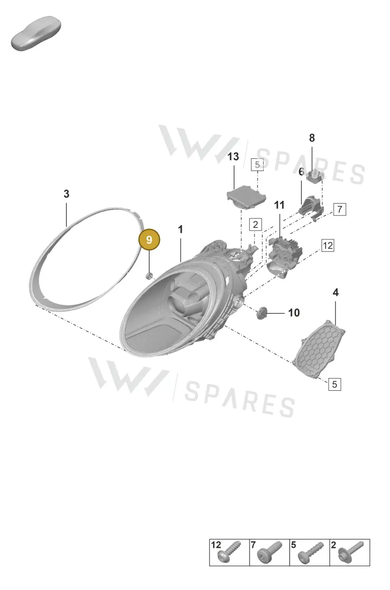 992941544 Porsche Protective Cap