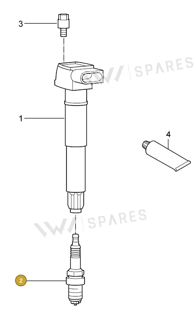 99917013090 Porsche Spark Plug