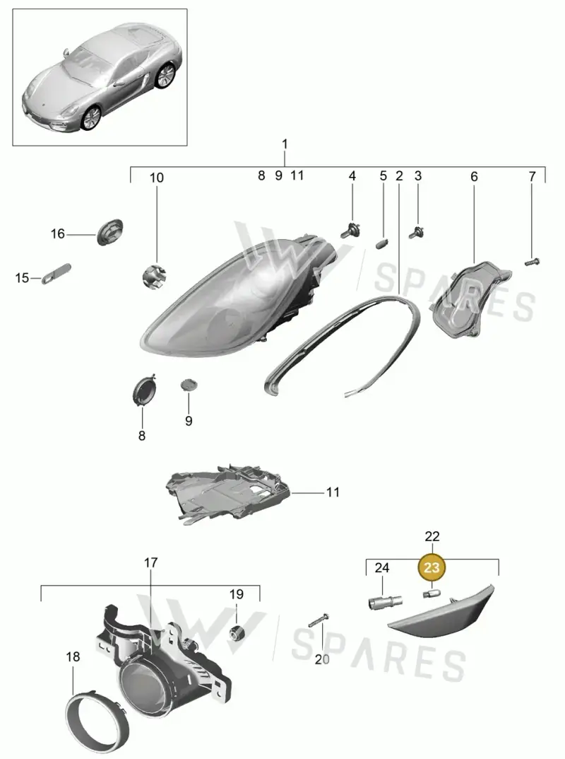 99963113890 Porsche Bulb