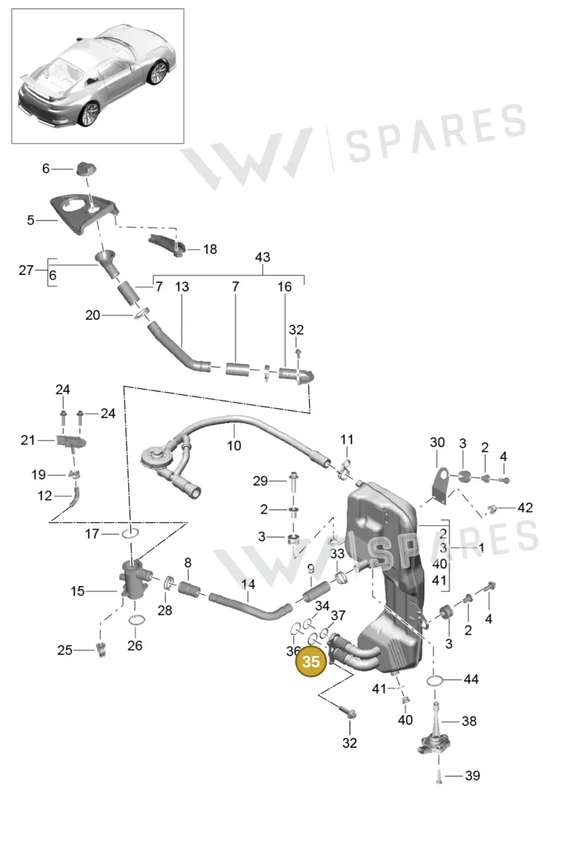 99970766440 Porsche O-Ring