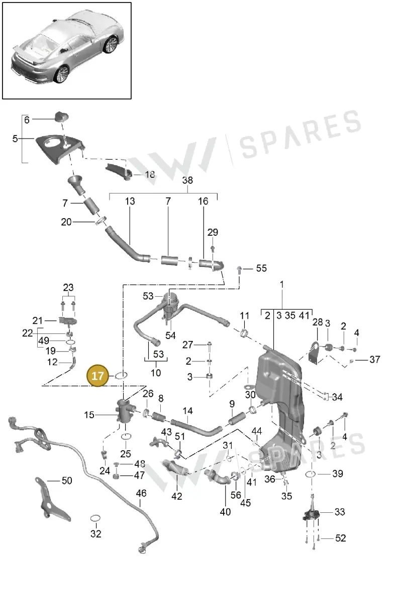 99970771201 Porsche O-Ring