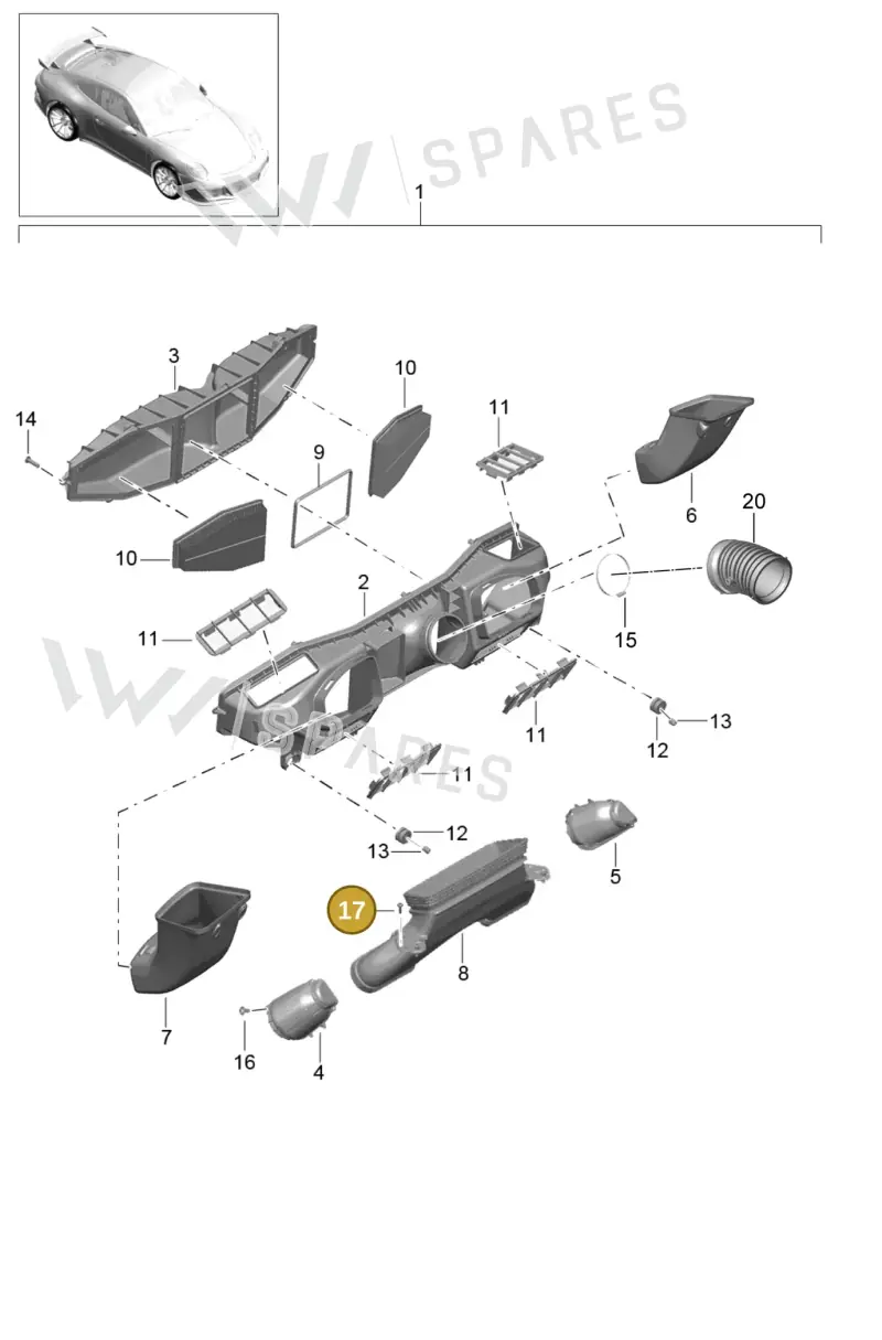 99991923602 Porsche Fillister Head Bolt