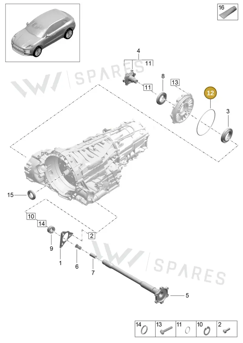 9A700407400 Porsche O-Ring