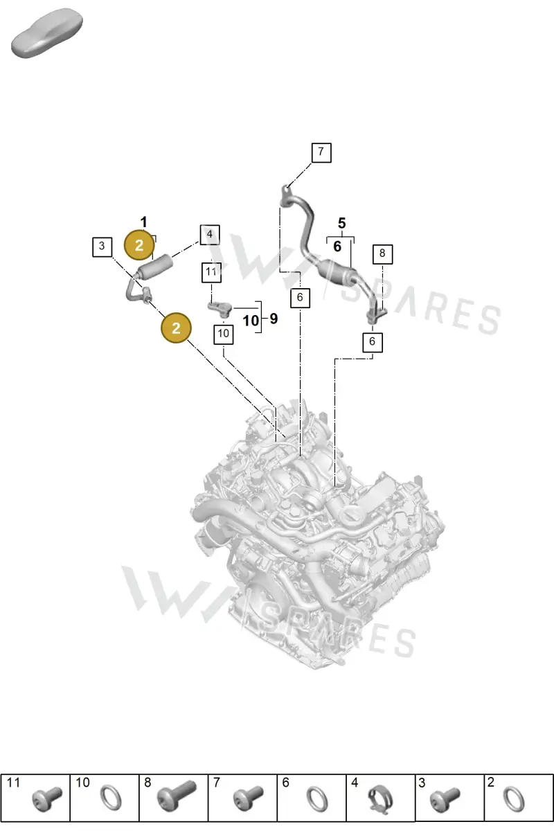 9A700768900 Porsche O-Ring