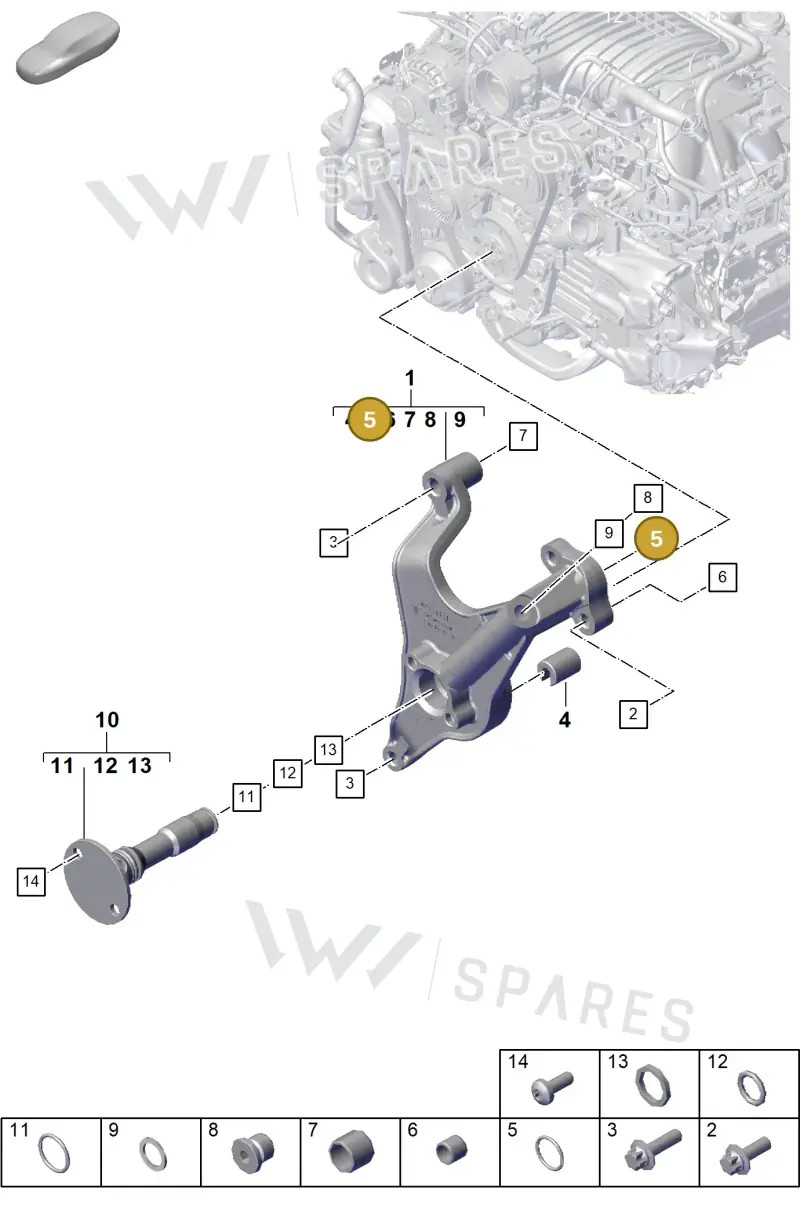 9A700826300 Porsche O-Ring