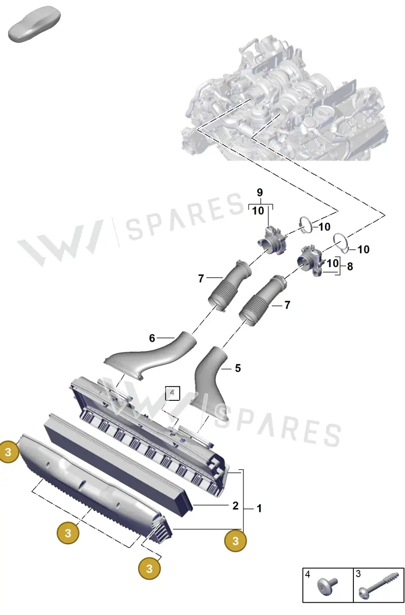 9A700857700 Porsche Oval-Head Screw
