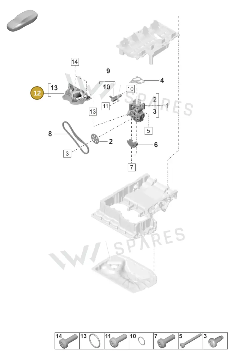 9A711515501 Porsche Intake Manifold