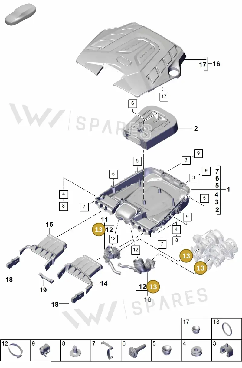 9A712905600 Porsche Seal