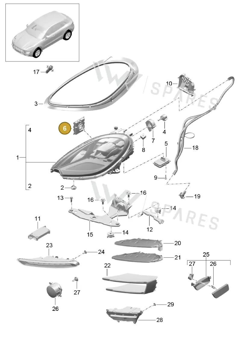 9A794157200 Porsche Control Unit