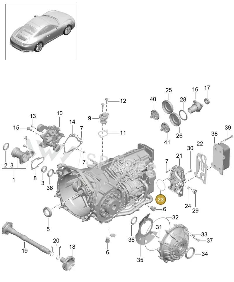 9G130789000 Porsche O-Ring