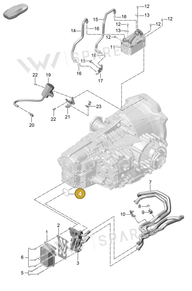 9G230789000 Porsche O-Ring