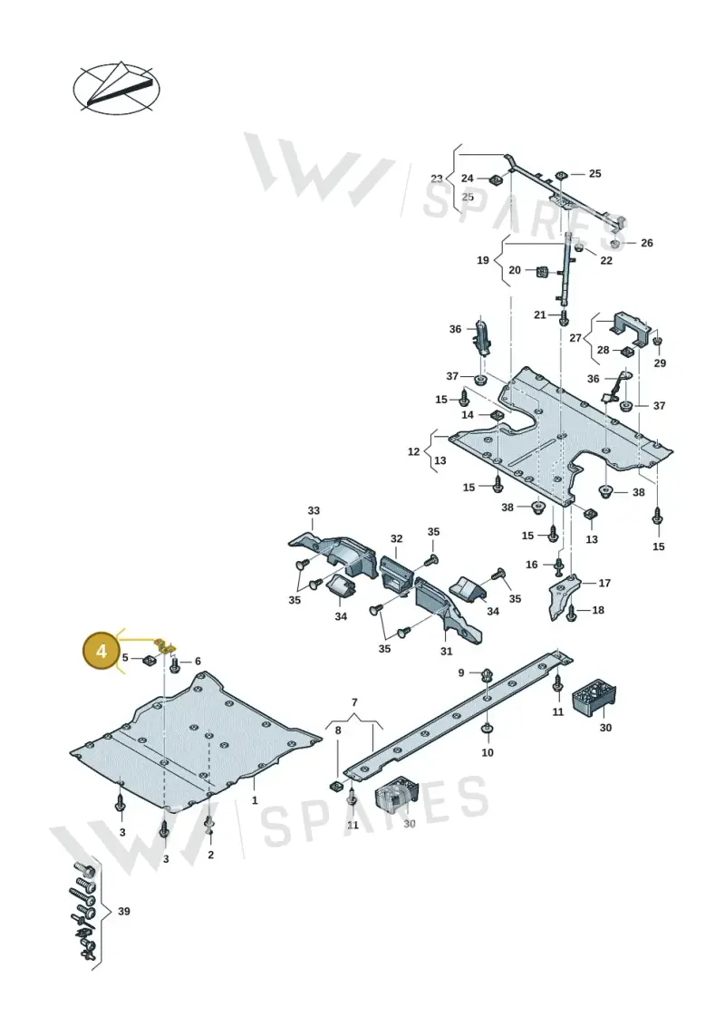 9J1825139A Porsche Bracket