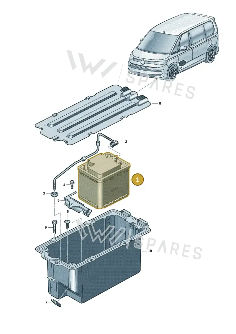 9J1915169 Porsche Lithium Battery