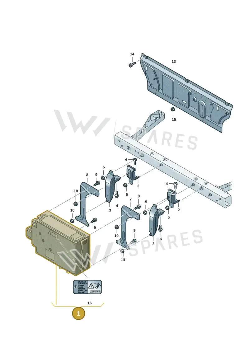 9J1915681BT Porsche Charger for High-Voltage Battery