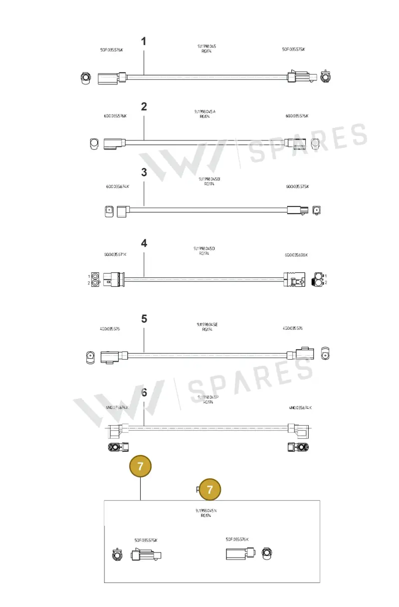9J1998045N Porsche Connecting Piece