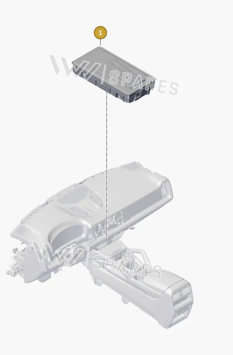 9Y0035502E Porsche Stowage Compartment for Mobile