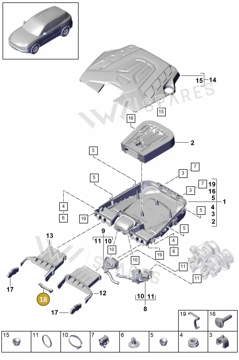 9Y0129719 Porsche Seal