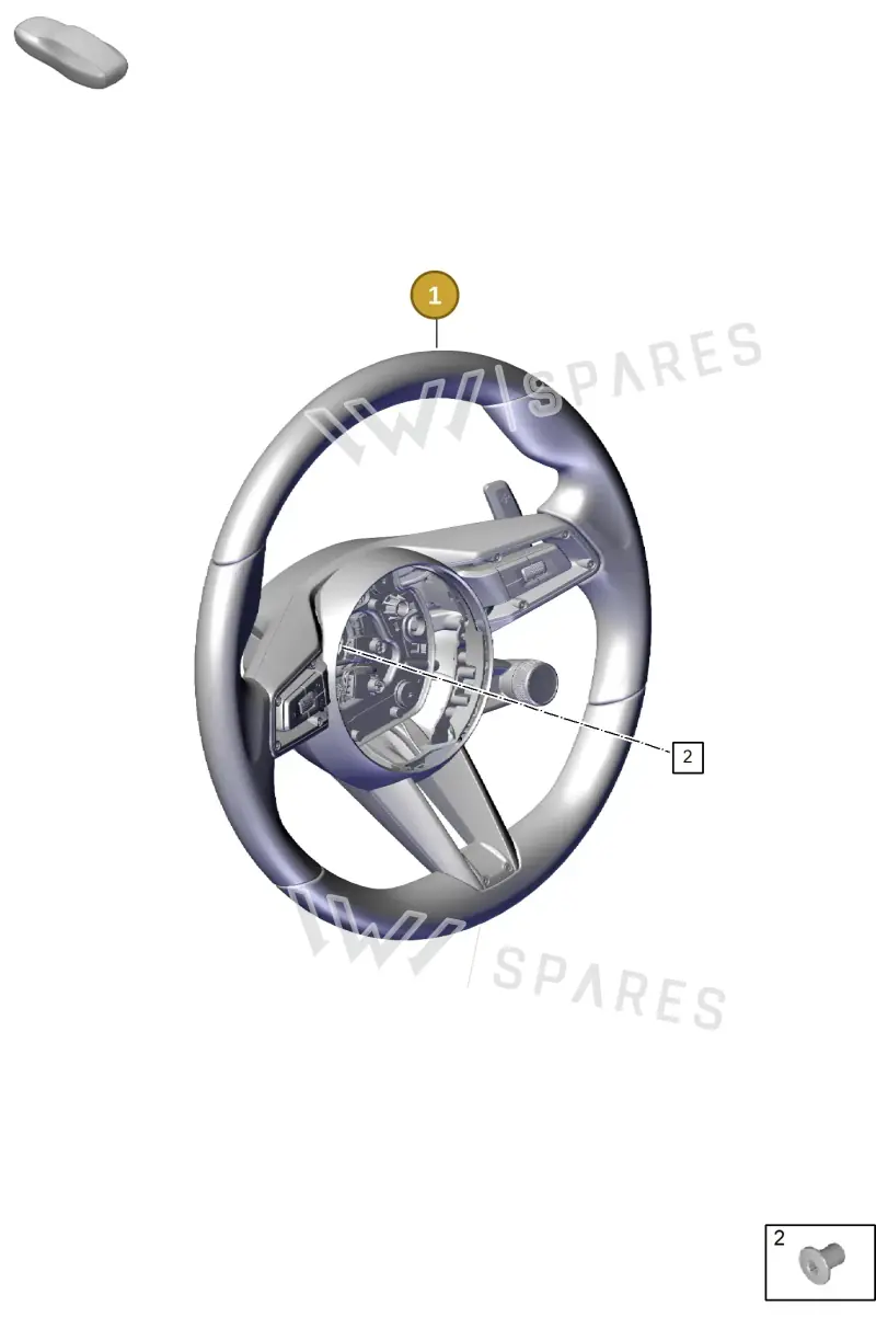 9Y0419091PLIX1 Porsche Steerwheel (Basalt Black/Silver Shade IX1)