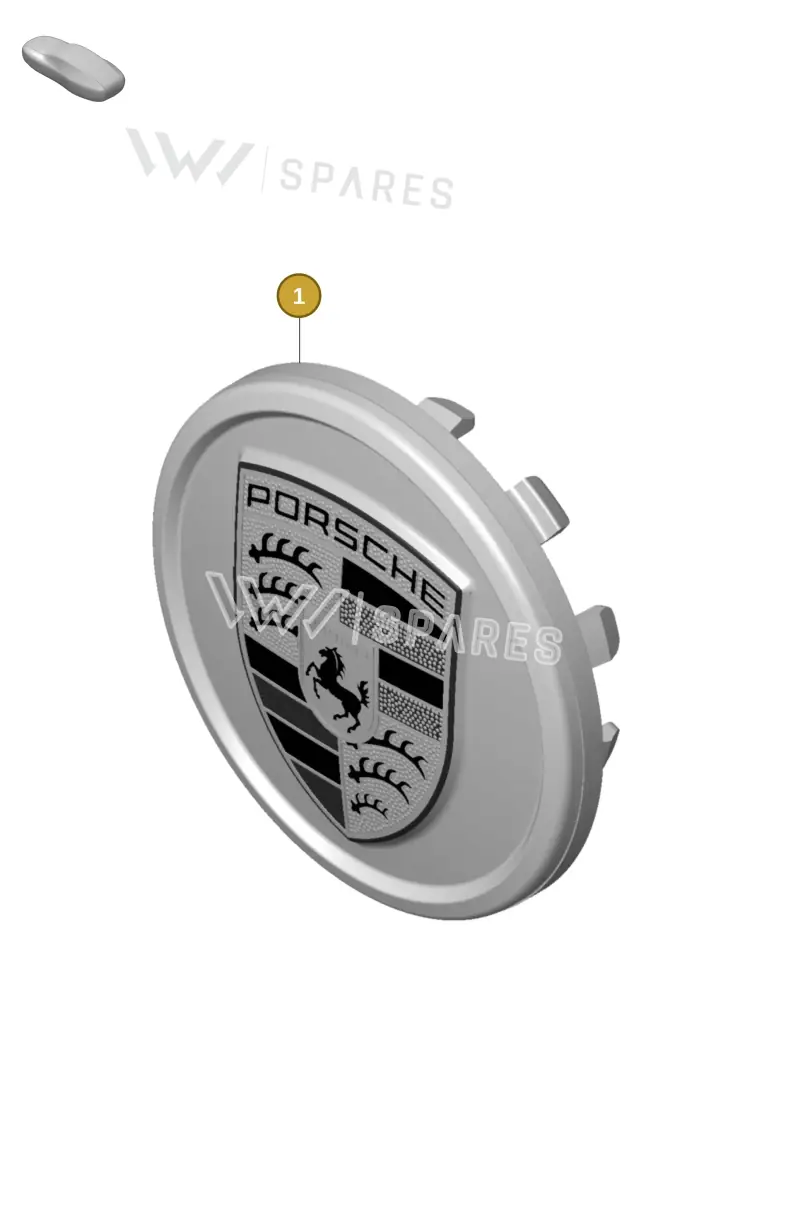 9Y0601149L Porsche Hub Cap