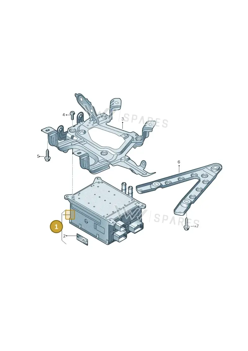 9Y0915681C Porsche Charger for High-Voltage Battery