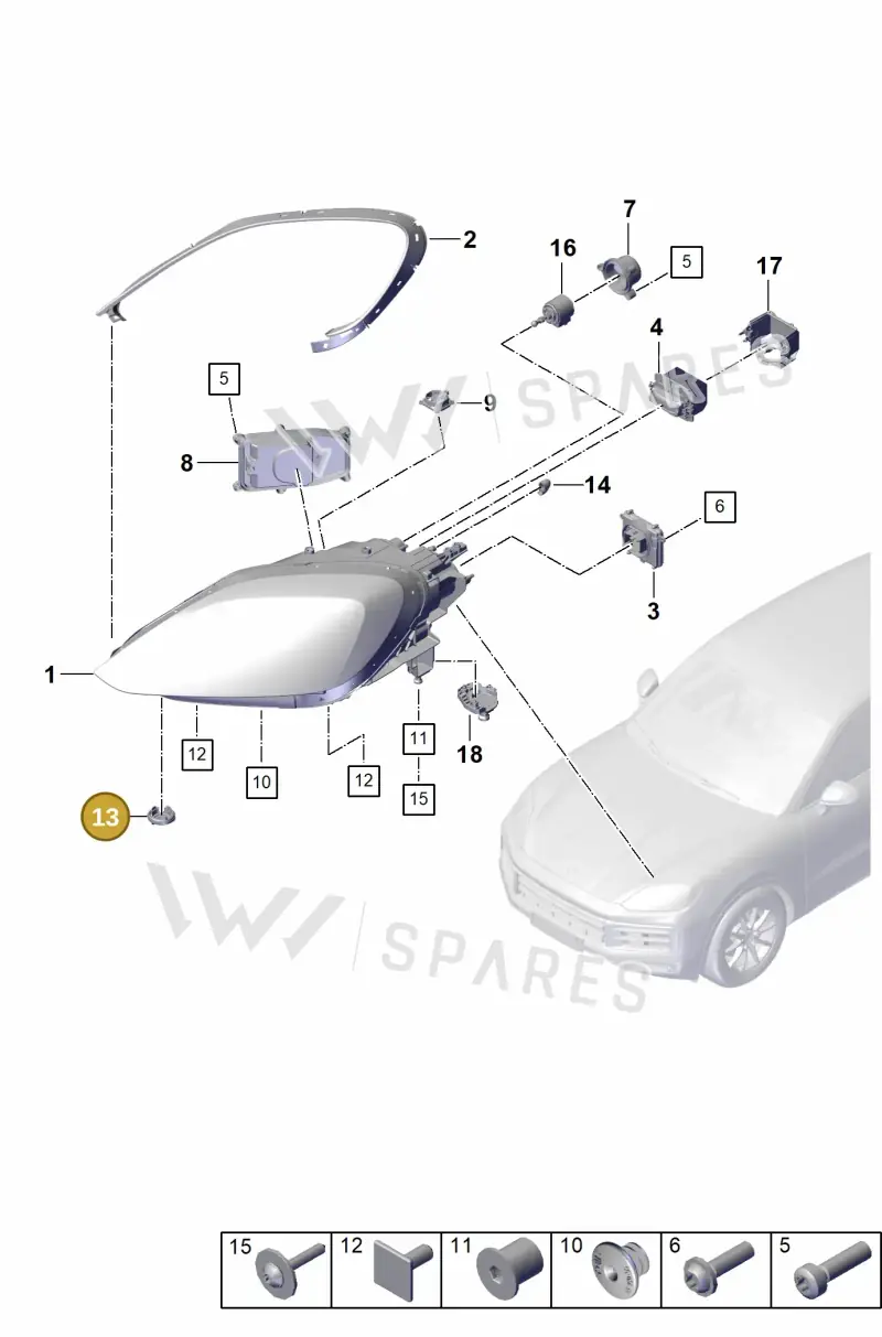 9Y0941385 Porsche Cover
