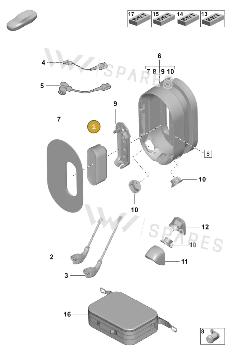 9Y0971675BG Porsche Battery Charger