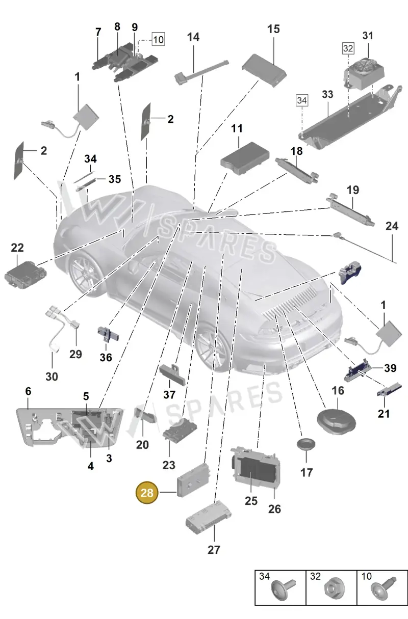 PAA035736 Porsche Connection for External Audio Sources