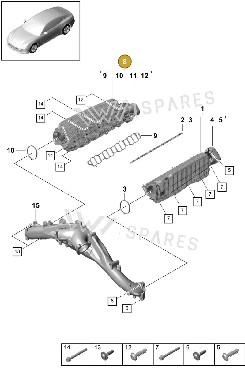 PAB129712 Porsche Intake Manifold