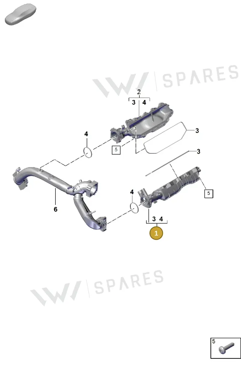 PAB133267B Porsche Intake Manifold