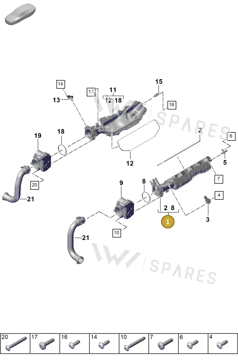 PAB133267C Porsche Intake Manifold