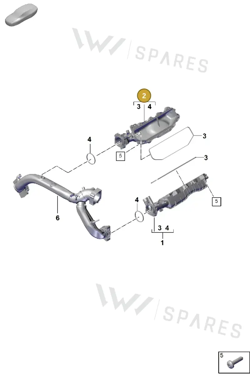 PAB133268B Porsche Intake Manifold