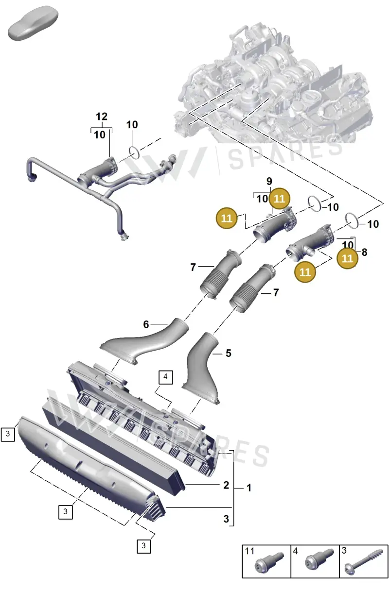 PAB145453 Porsche Securing Element