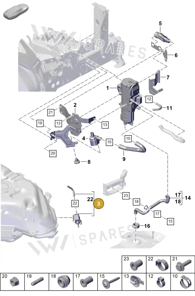 PAB261163 Porsche Fuel Metering Pump
