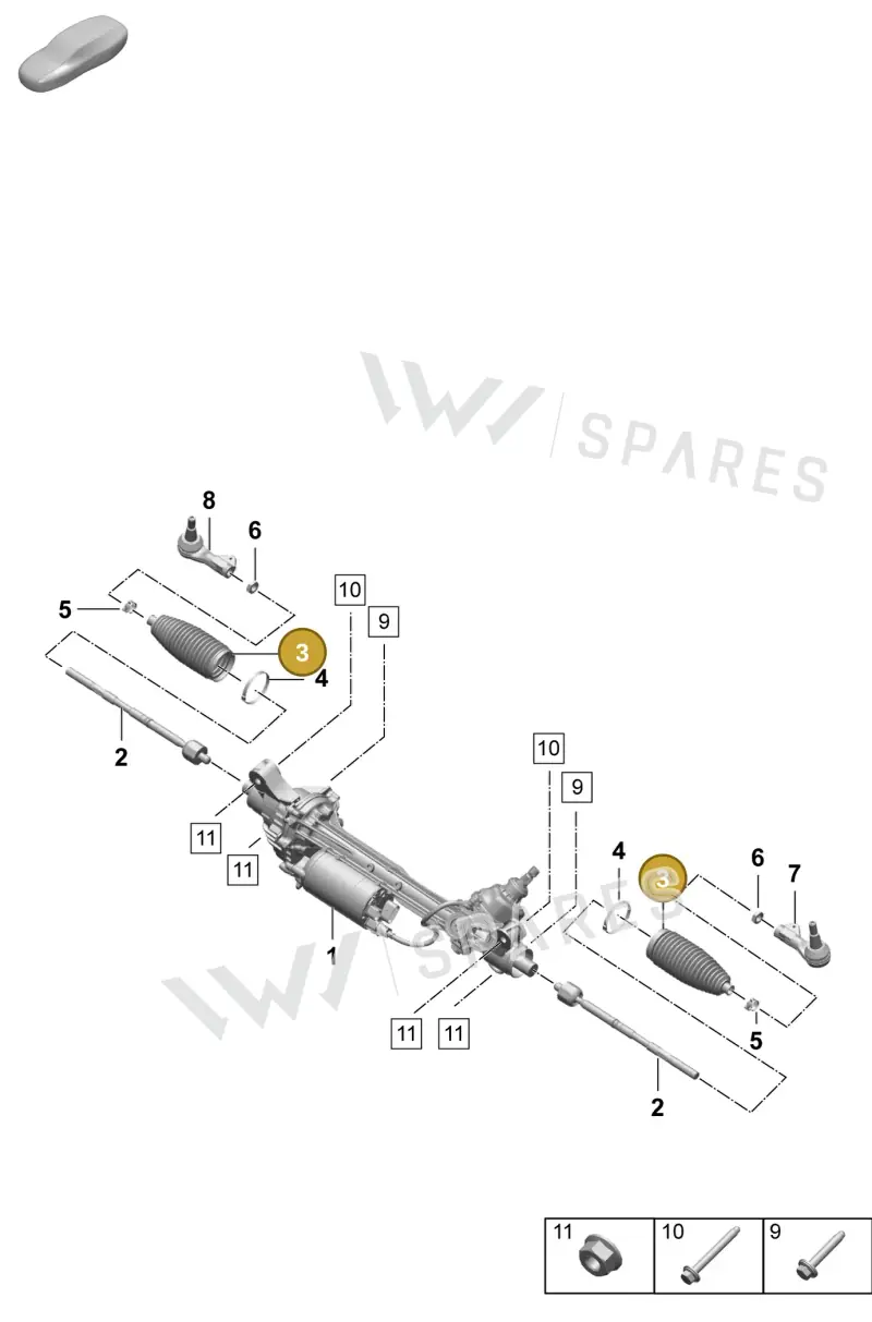 PAB423831A Porsche Gaiter