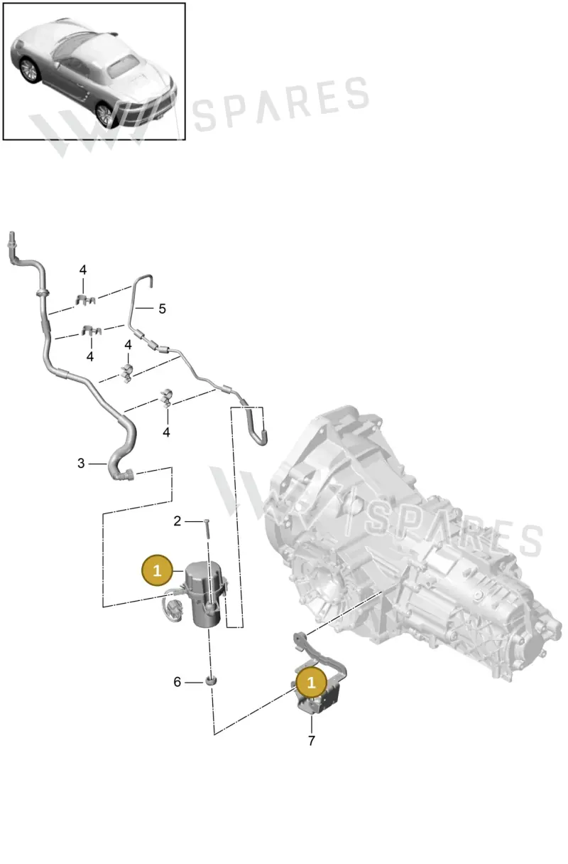 PAB614215 Porsche Electric Vacuum Pump for Brake
