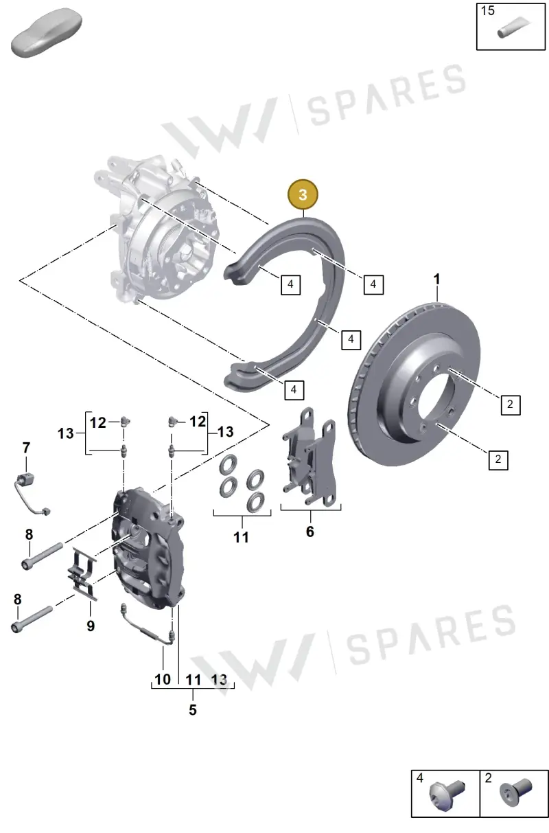 PAB61561101 Porsche Cover Plate
