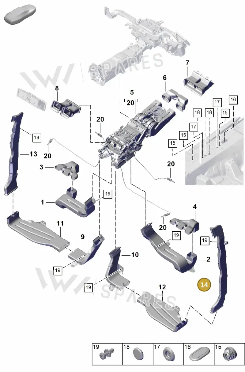PAB81972600 Porsche Air Guide