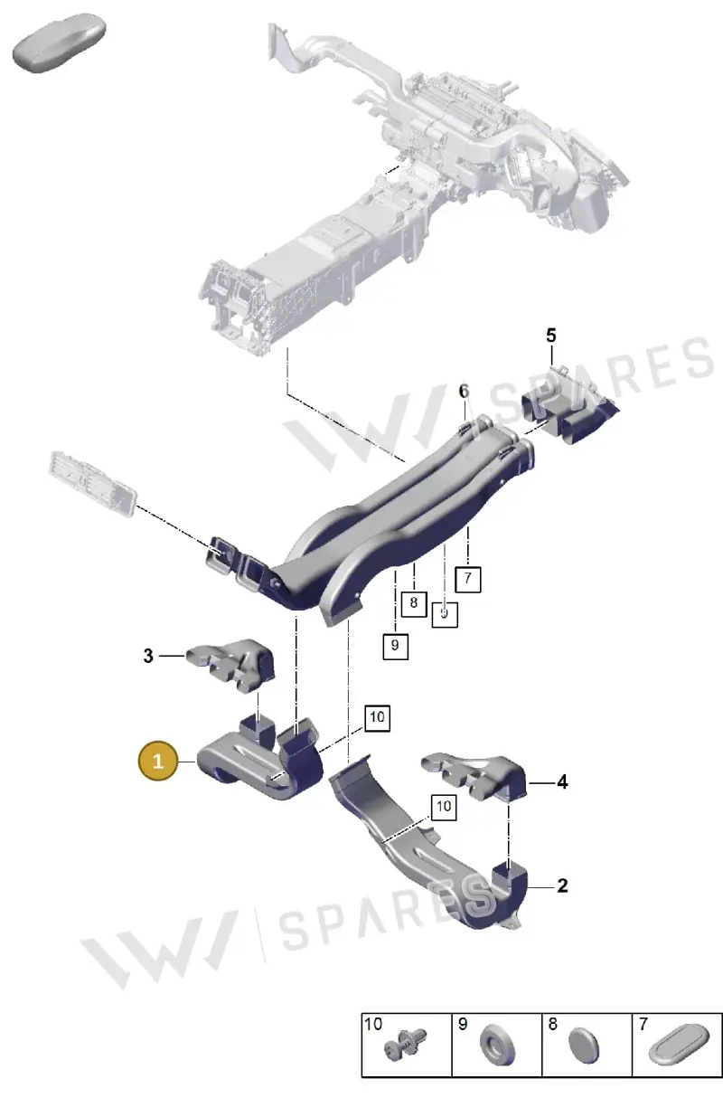 PAB819803 Porsche Air Guide