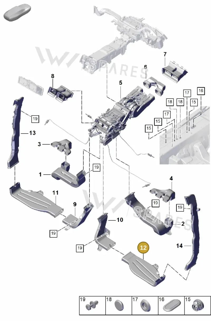 PAB819812 Porsche Air Guide