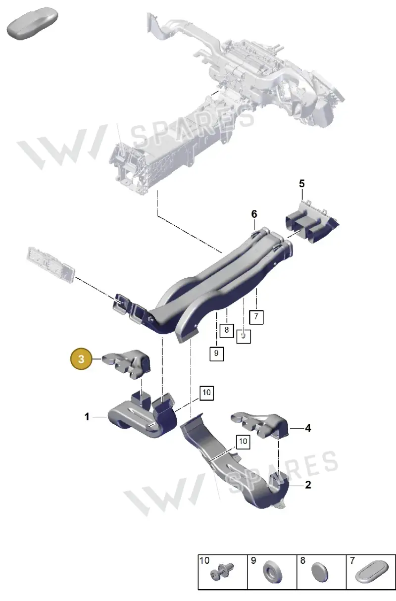 PAB81982100 Porsche Vent