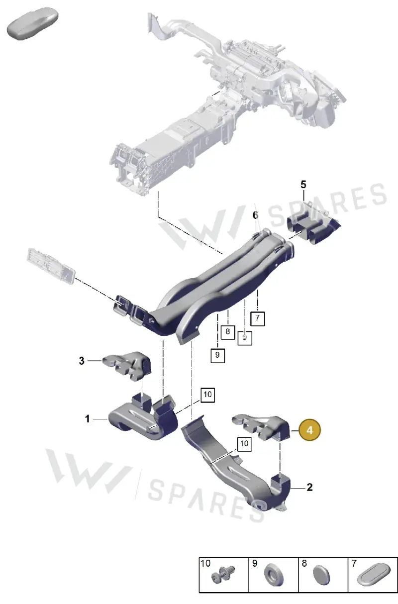 PAB81982200 Porsche Vent