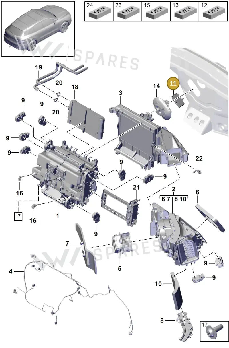 PAB82067900 Porsche Expansion Valve