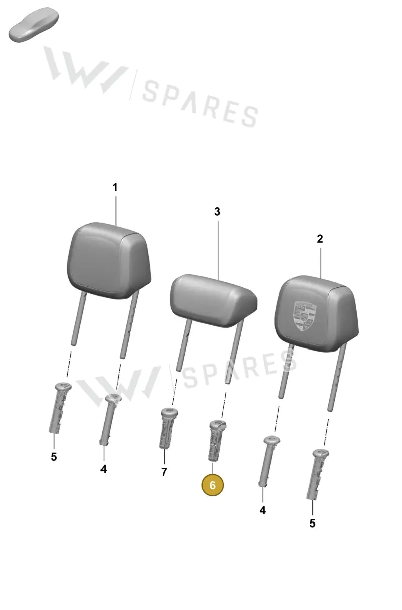 PAB886919OL8 Porsche Guide Sleeve (Chalk OL8)
