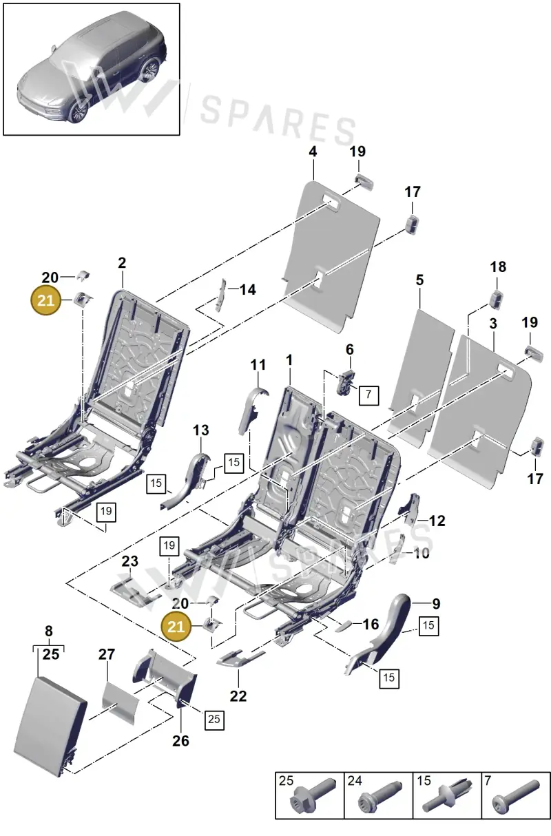 PAB88723300OT5 Porsche Guide (Mojave OT5)