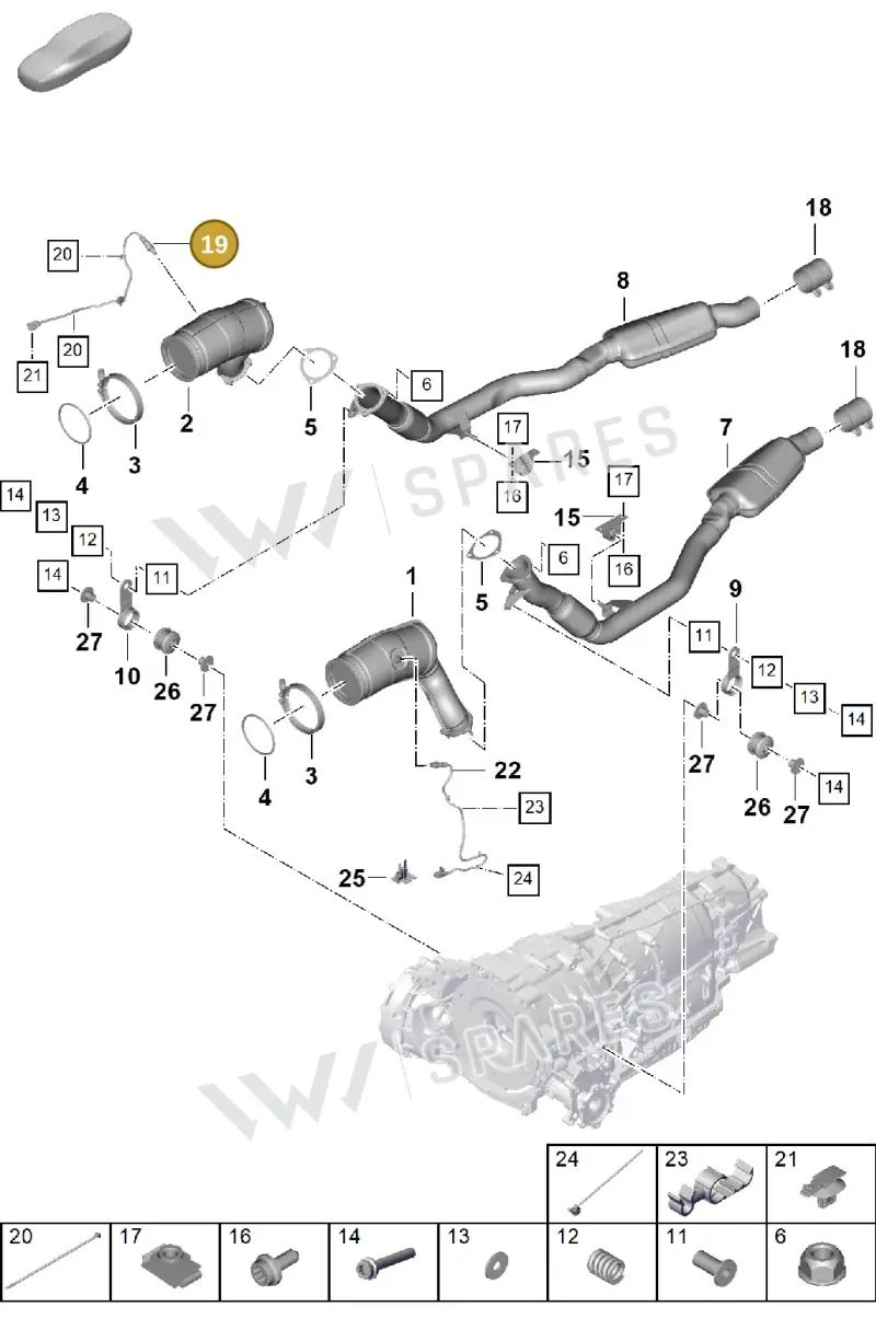 PAB906262C Porsche Lambda Probe