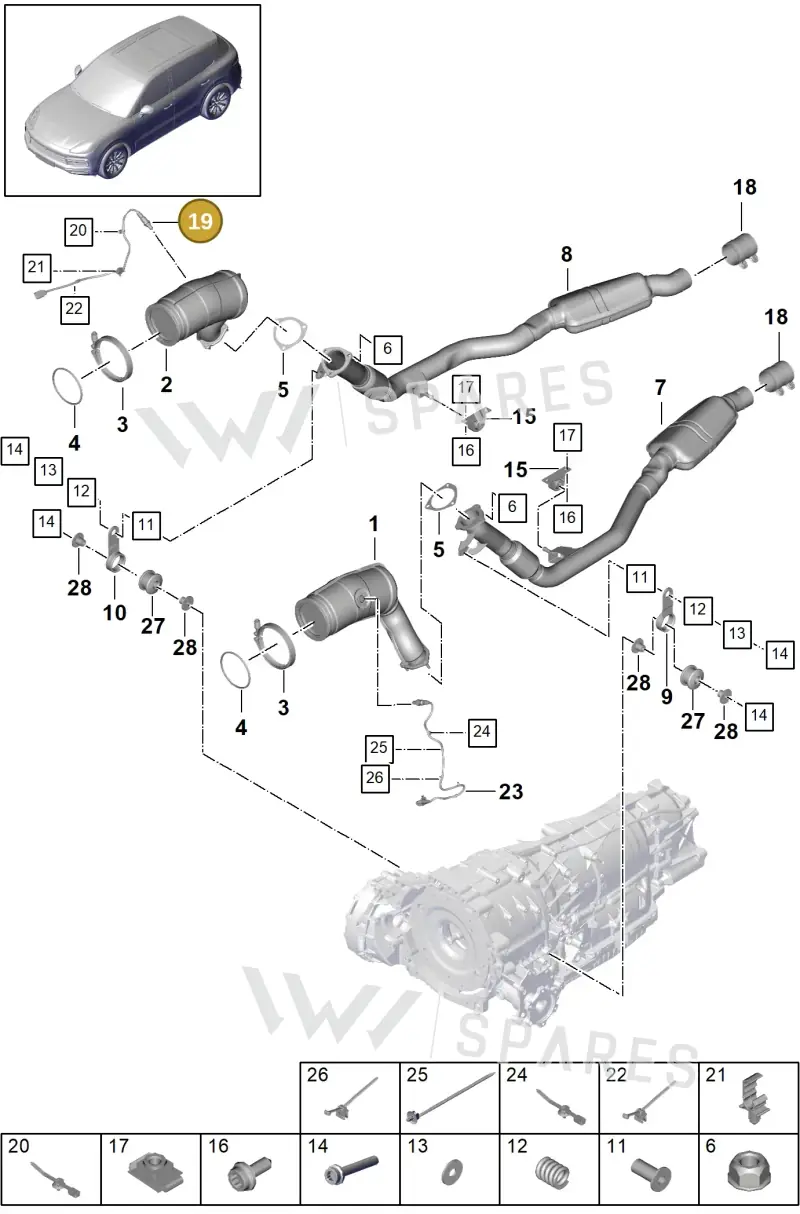 PAB906265G Porsche Lambda Probe