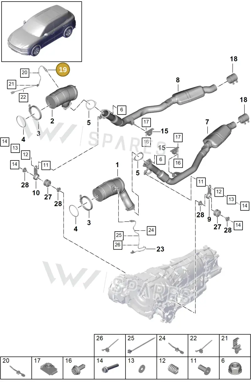 PAB906265H Porsche Lambda Probe