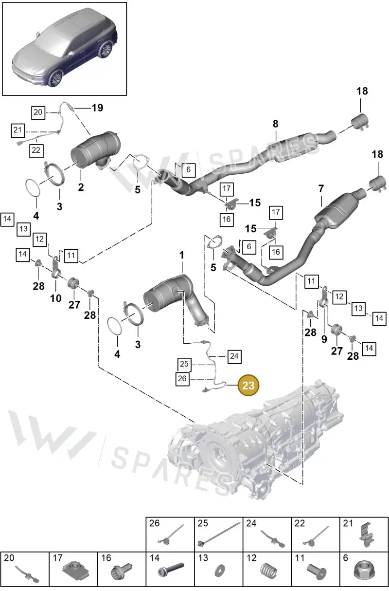 PAB906265J Porsche Lambda Probe